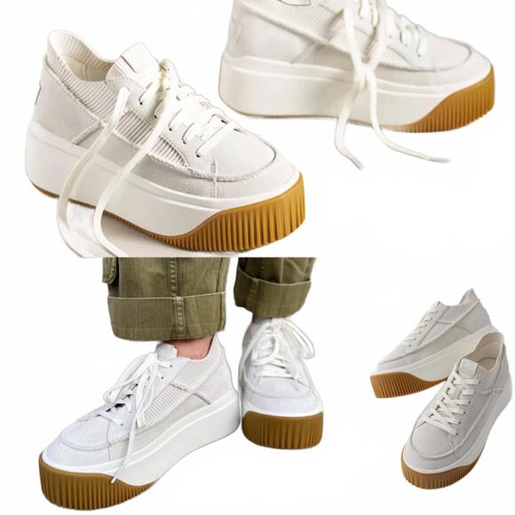 UGG EZ-Duzzit Lace Up Platform Sneakers Women's 9.5 / EU 40.5 / Men's 7.5
